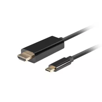 Lanberg USB-C(M)->HDMI(M) kábel 1,8m 4K 60Hz fekete