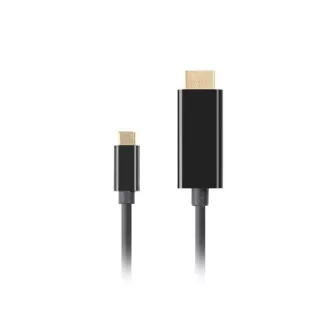 Lanberg USB-C(M)->HDMI(M) kábel 3m 4K 60Hz fekete