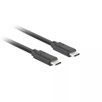 Lanberg USB-C M/M 3.1 GEN 2 kábel 1m 10GB/S PD100W fekete