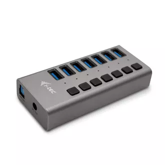i-tec USB 3.0 töltő HUB 7 port   hálózati adapter 36 W