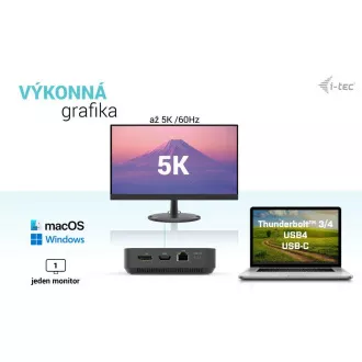 I-tec USB-C HDMI   Dual DP dokkolóállomás Power Delivery 100 W   i-tec univerzális töltő 112 W