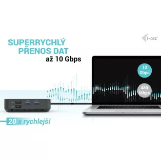 I-tec USB-C HDMI   Dual DP dokkolóállomás Power Delivery 100 W   i-tec univerzális töltő 112 W