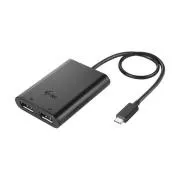 I-tec USB-C Dual 4K/60Hz (egyszeres 8K/30Hz) DP videó adapter