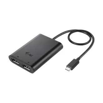 I-tec USB-C Dual 4K/60Hz (egyszeres 8K/30Hz) DP videó adapter