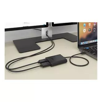 I-tec USB-C Dual 4K/60Hz (egyszeres 8K/30Hz) DP videó adapter