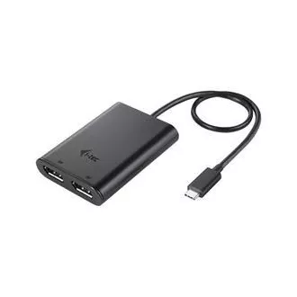 I-tec USB-C Dual 4K/60Hz (egyszeres 8K/30Hz) DP videó adapter