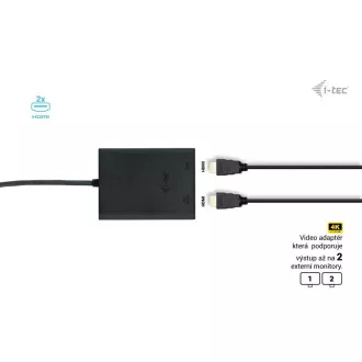 I-tec USB-C Dual 4K/60Hz (egyetlen 8K/30Hz) HDMI videó adapter I-tec USB-C Dual 4K/60Hz (egyetlen 8K/30Hz) HDMI videó adapter