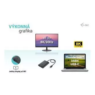 I-tec USB-C Dual 4K/60Hz (egyetlen 8K/30Hz) HDMI videó adapter I-tec USB-C Dual 4K/60Hz (egyetlen 8K/30Hz) HDMI videó adapter