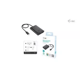 I-tec USB-C Dual 4K/60Hz (egyetlen 8K/30Hz) HDMI videó adapter I-tec USB-C Dual 4K/60Hz (egyetlen 8K/30Hz) HDMI videó adapter