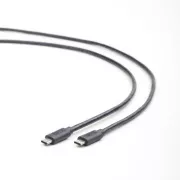 GEMBIRD CABLEXPERT USB 3.1 Type-C Type-C kábel (CM/CM), 1m, adatátvitel, fekete