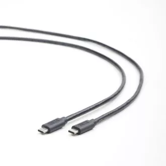 GEMBIRD CABLEXPERT USB 3.1 Type-C Type-C kábel (CM/CM), 1m, adatátvitel, fekete GEMBIRD CABLEXPERT USB 3.1 Type-C Type-C kábel (CM/CM), 1m, adatátvitel, fekete