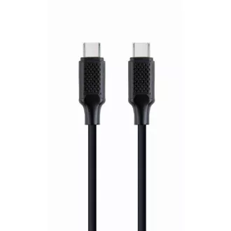 GEMBIRD CABLEXPERT USB PD (Power Delivery) kábel, 100W, C-típusú C-típusú kábel (CM/CM), 1,5m, adat- és tápellátás, fekete színű