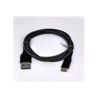 Crono kábel USB 2.0/ USB A hím - USB C, 1,0m, szénfekete, magas prémium minőségű