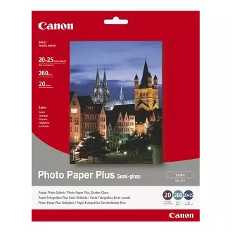 Canon fotópapír SG-201 - 20x25cm (8x10inch) - 260g/m2 - 20 lap - félig fényes