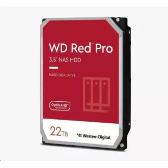 WD RED Pro NAS WD221KFGX 22TB SATAIII/600 512MB gyorsítótár, 265 MB/s, CMR WD RED Pro NAS WD221KFGX 22TB SATAIII/600 512MB gyorsítótár, 265 MB/s, CMR