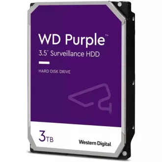 WD PURPLE WD33PURZ 3TB SATA/600 256MB gyorsítótár, 5400 RPM WD PURPLE WD33PURZ 3TB SATA/600 256MB gyorsítótár, 5400 RPM