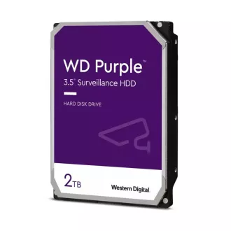 WD PURPLE WD23PURZ 2TB SATA/600 256MB gyorsítótár, alacsony zajszint, CMR