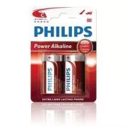 Philips C PowerLife akkumulátor, lúgos - 2db