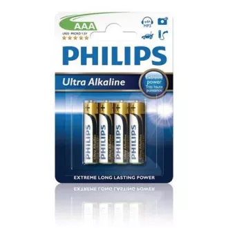 Philips elemek AAA ExtremeLife , lúgos - 4db