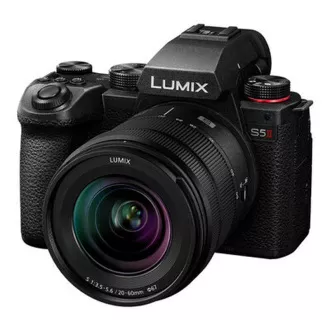 Panasonic Lumix DC-S5 Mark II Lumix S 20-60 mm f/3.5-5.6 Macro O.I.S. 24.2 Mpx, fekete Panasonic Lumix DC-S5 Mark II Lumix S 20-60 mm f/3.5-5.6 Macro O.I.S. 24.2 Mpx, fekete