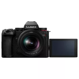 Panasonic Lumix DC-S5 Mark II Lumix S 20-60 mm f/3.5-5.6 Macro O.I.S. 24.2 Mpx, fekete Panasonic Lumix DC-S5 Mark II Lumix S 20-60 mm f/3.5-5.6 Macro O.I.S. 24.2 Mpx, fekete