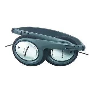 Panasonic RP-HT090E-H, vezetékes fejhallgató, fej fölött, 3,5 mm-es jack, 6,3 mm-es jack, 5 méteres kábel, hangerőszabályzó, szürke színű