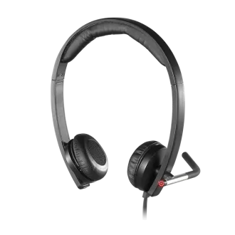 Logitech USB headset H650e sztereó - fekete