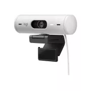 Logitech BRIO 500 webkamera, Full HD, 4x zoom, RightLight 4 HDR-rel, fehér, USB-C