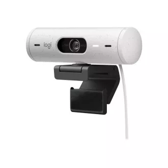 Logitech BRIO 500 webkamera, Full HD, 4x zoom, RightLight 4 HDR-rel, fehér, USB-C Logitech BRIO 500 webkamera, Full HD, 4x zoom, RightLight 4 HDR-rel, fehér, USB-C