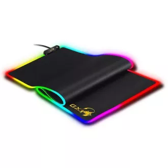 GENIUS GX GAMING GX-Pad 800S RGB háttérvilágítású egérpad 800x300x3mm, fekete-piros