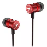Genius HS-M316 / fejhallgató mikrofonnal/ 3,5 mm-es jack - 4 tűs/ piros