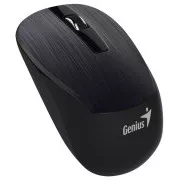 Genius NX-7015 fekete, egér, vezeték nélküli, optikai, 1600DPI, 3 gomb, kék szem érzékelő, USB, fekete, fekete