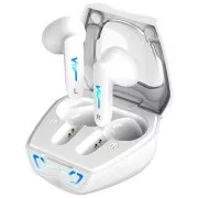 Genius HS-M920BT, Fejhallgató, vezeték nélküli, fülhallgató, mikrofon, 4 óra, LED háttérvilágítás, Bluetooth, USB-C, fehér