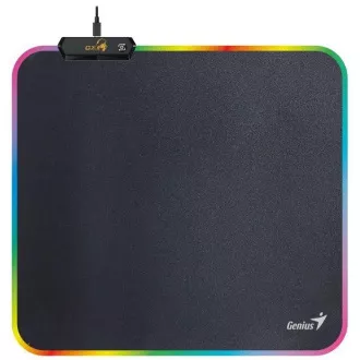 Genius GX GAMING GX-Pad 260S RGB egérpad, játék, 260×240×3mm, RGB háttérvilágítás, USB, fekete