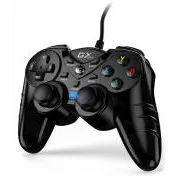 Genius GX Gaming GX-17UV, Gamepad, vezetékes, rezgő, PC-hez és PS3-hoz, USB, fekete, fekete - Felbontott
