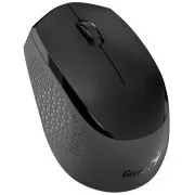 Genius NX-8000S BT, egér, vezeték nélküli, 1200DPI, 3 gomb, Bluetooth, USB 2,4 GHz, fekete-szürke, fekete-szürke