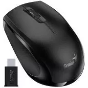 Genius NX-8006S Type-C, egér, vezeték nélküli, optikai, 1200DPI, 3 gomb, USB-C, fekete