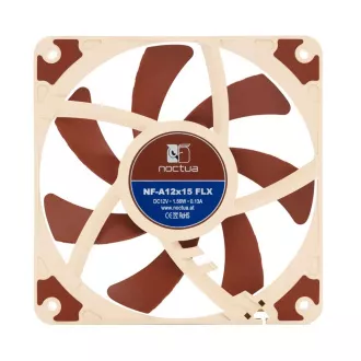 Noctua NF-A12x15-FLX, 120x120x15 mm, 3 tűs, 1850 RPM