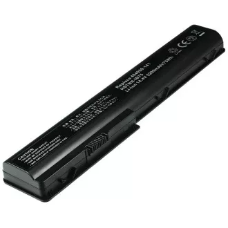 2-Power akkumulátor HP/COMPAQ HDX X18series/HDX18 sorozat/Pavilion DV7series/DV8 sorozathoz Li-ion (8 cellás), 14.4V, 5200mAh 2-Power akkumulátor HP/COMPAQ HDX X18series/HDX18 sorozat/Pavilion DV7series/DV8 sorozathoz Li-ion (8 cellás), 14.4V, 5200mAh
