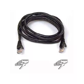 Belkin kábel PATCH UTP CAT6 5m fekete, buborékcsomagolásban Belkin kábel PATCH UTP CAT6 5m fekete, buborékcsomagolásban
