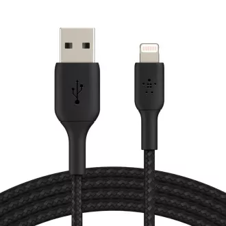 Belkin BOOST CHARGE™ villám/USB-A kábel, 1m, fekete - tartós