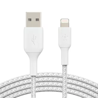 Belkin BOOST CHARGE™ villám/USB-A kábel, 2m, fehér - tartós