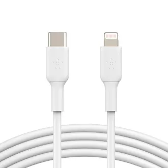 Belkin BOOST CHARGE™ villám/USB-C kábel, 1m, fehér