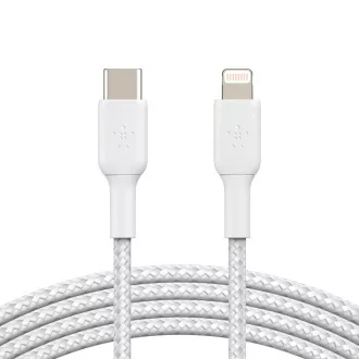 Belkin BOOST CHARGE™ villám/USB-C kábel, 1m, fehér - tartós