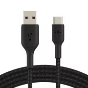 Belkin BOOST CHARGE™ USB-C/USB-A kábel, 2m, fekete - tartós
