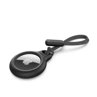 Belkin Secure AirTag tok nyakpánttal - Fekete
