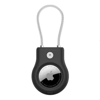 Belkin Secure AirTag tok vezetékes kábellel - Fekete