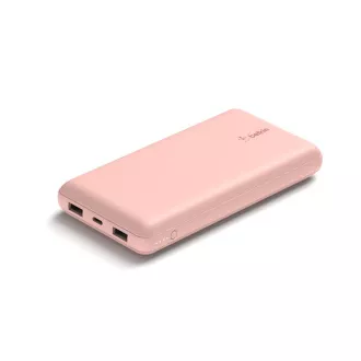 Belkin BOOST CHARGE™ USB-C PowerBank, 20000mAh, 15W, rózsaszín, rózsaszín Belkin BOOST CHARGE™ USB-C PowerBank, 20000mAh, 15W, rózsaszín, rózsaszín