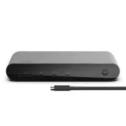 Belkin Thunderbolt 4 Pro Dock - 3 kijelző támogatása akár 8K-ig, TB4, USB-C, USB-A, HDMI, SD, GbE, Audio, Mac/PC