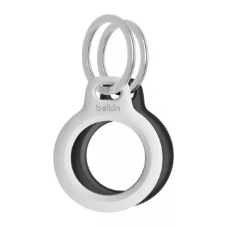 Belkin Secure AirTag tok kulcstartóval - Fekete és fehér - 2 csomagban